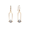 <!--ER938-->deco pearl arch earrings