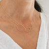 <!--NK751-->triple horizontal ellipse necklace