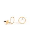 <!--ER771-->mini circle stud earrings