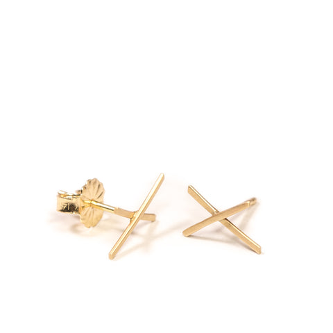 <!--ER770--->mini x stud earrings