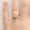 <!--RG711-->large emerald cut gold jewel ring